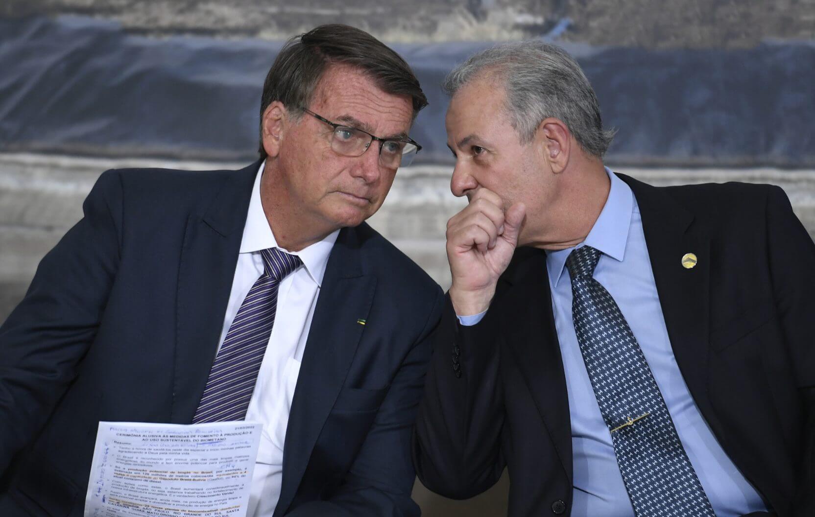Bolsonaro e Bento Albuquerque