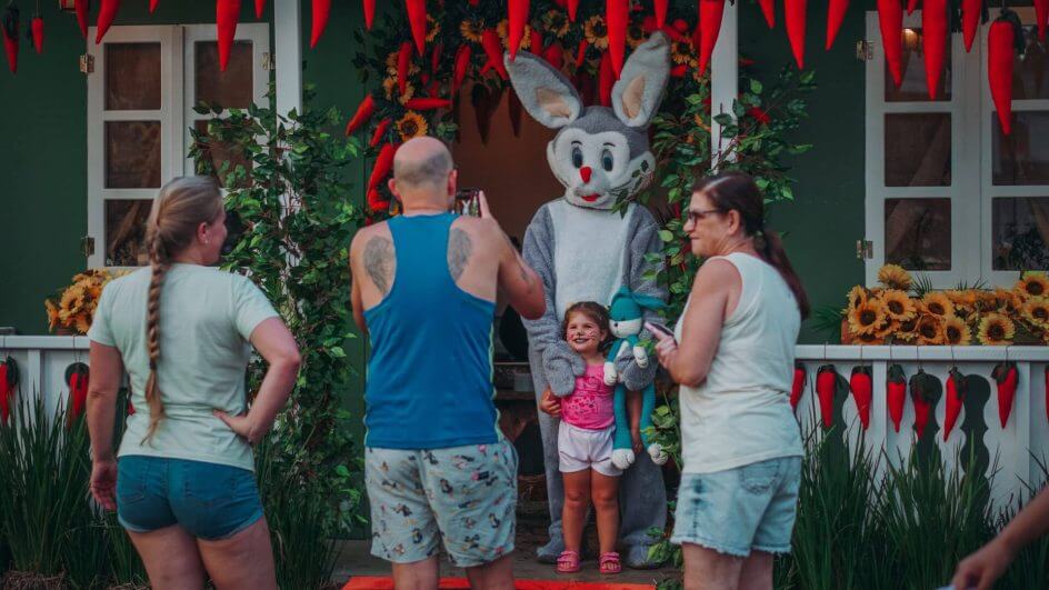 Crianças de até 10 anos podem participar da brincadeira