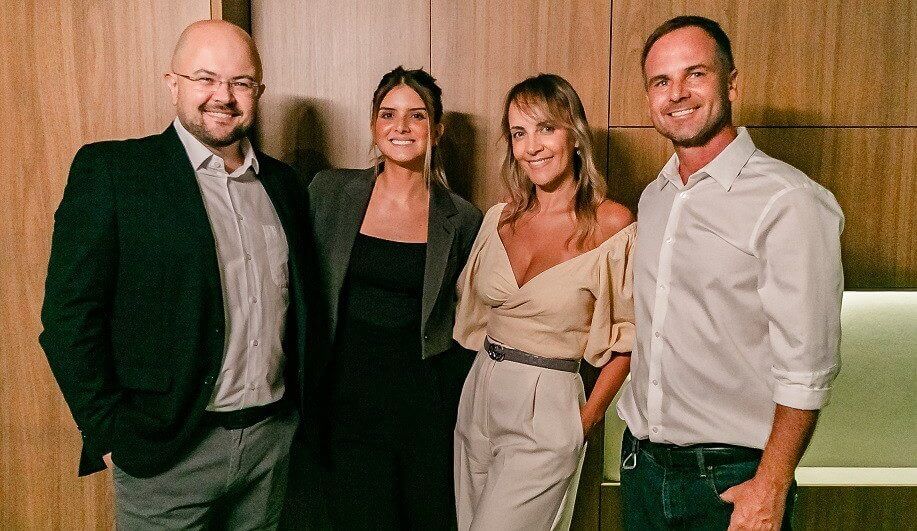 Anderson Michel, Amanda Ferber, Ana Lúcia Picoloto e Rafael Nowascky