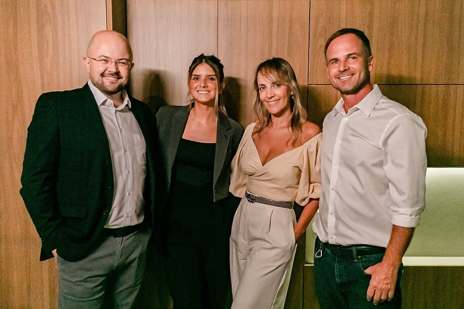 Anderson Michel, Amanda Ferber, Ana Lúcia Picoloto e Rafael Nowascky