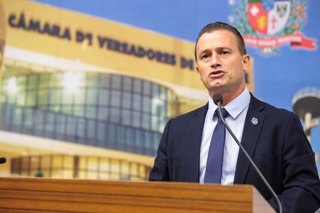 Vereador Érico Vinicius se manifestou na sessão de terça-feira