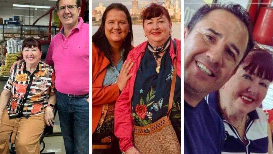 Ernestina Knappe e filhos