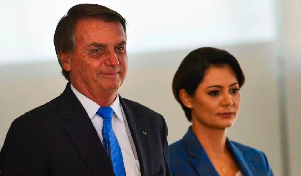Jair Bolsonaro e Michelle Bolsonaro