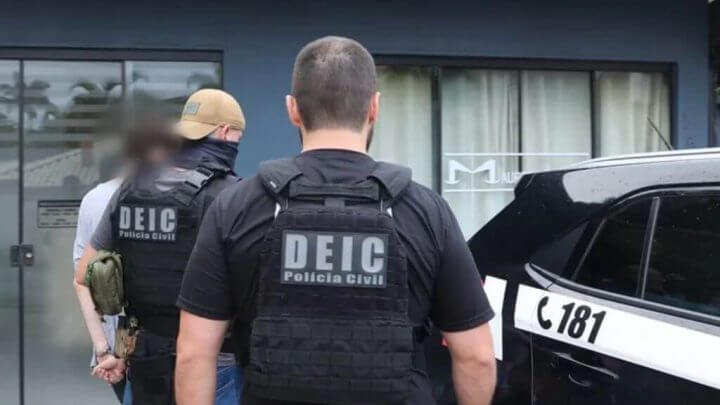Rapaz foi preso na manhã desta sexta-feira, no Litoral Norte de Santa Catarina