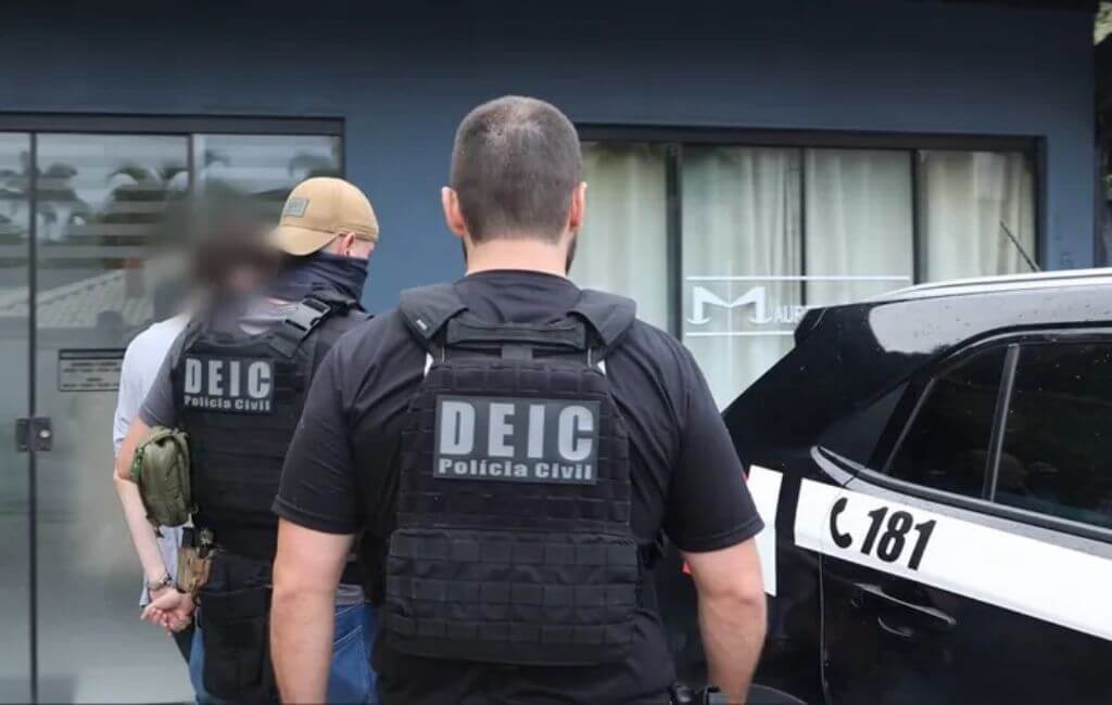 Rapaz foi preso na manhã desta sexta-feira, no Litoral Norte de Santa Catarina
