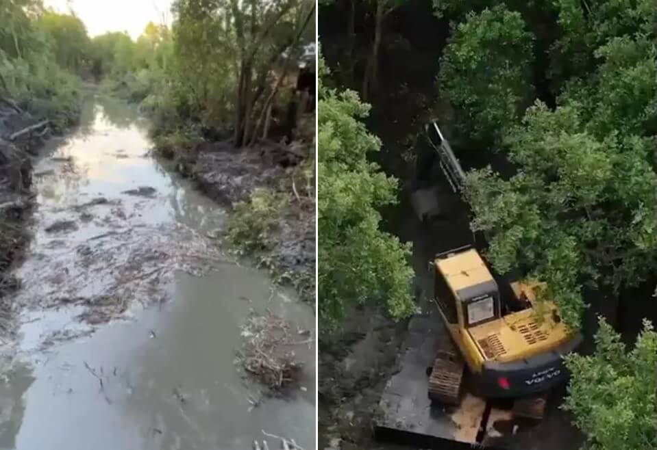 Limpeza no Rio Tavares foi embargada na Capital