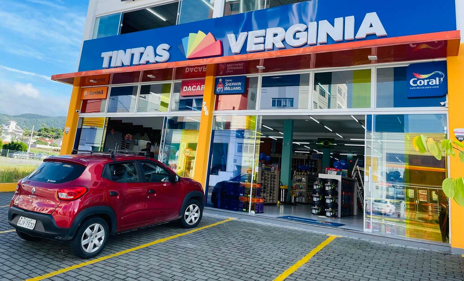 A empresa expandiu para Santa Catarina com o propósito de trazer cor para a capital do Estado.