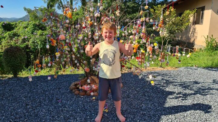 Alvin Fischer, de 7 anos, foi o vencedor do concurso