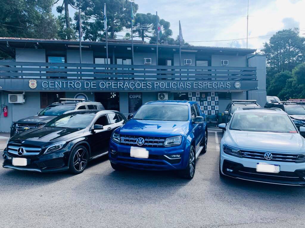 carros de luxo apreendidos