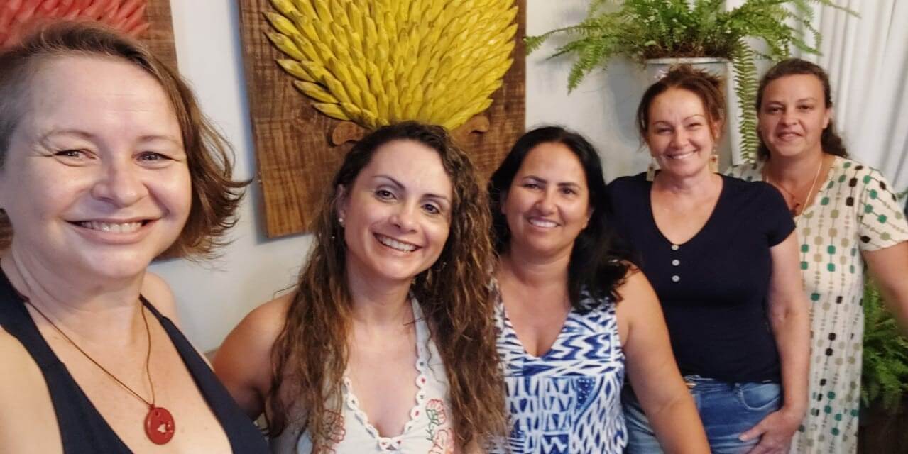 Iraci Seefeldt, Valéria Nunes, Mônica Almeida, Maria Ivonete Peixer e Patrícia da Silva: coletivo terá mandato de 30 dias