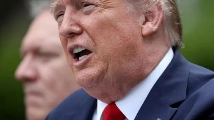 Trump convocou apoiadores para protesto contra possível prisão (Foto: Win Mcnamee / AFP)