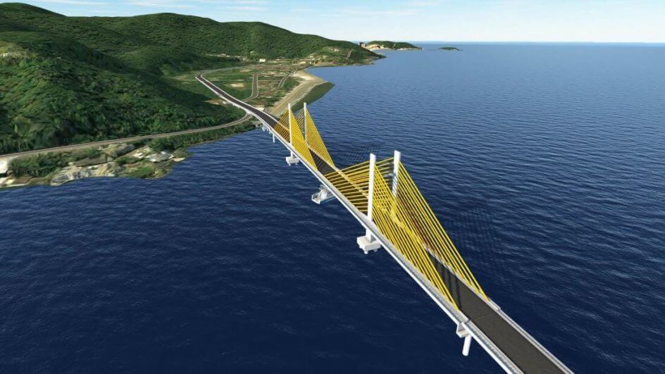 Ponte em Guaratuba terá mais de 1,2 mil metros de extensão