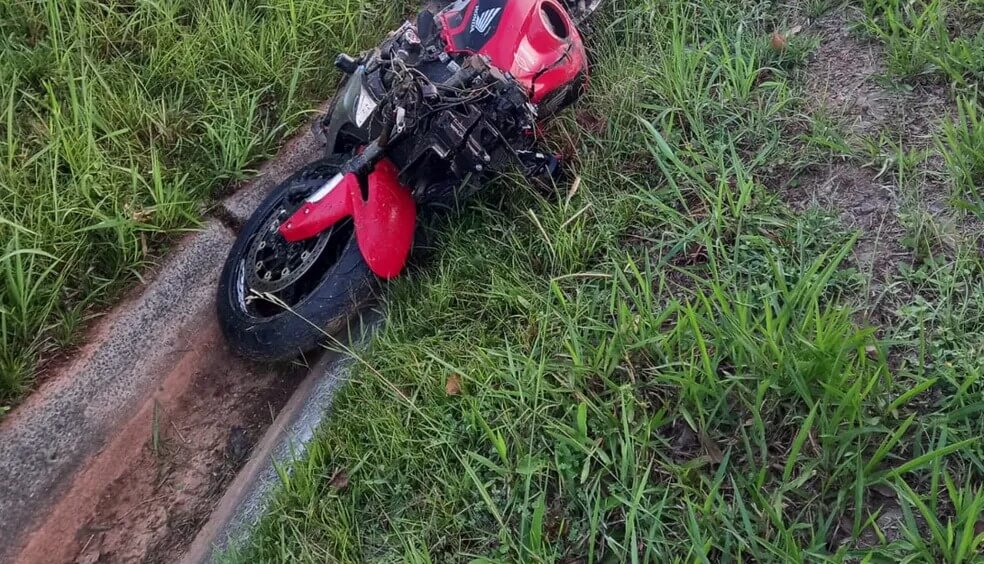 Vítima não foi identificada (Foto: Corpo de Bombeiros, reprodução)