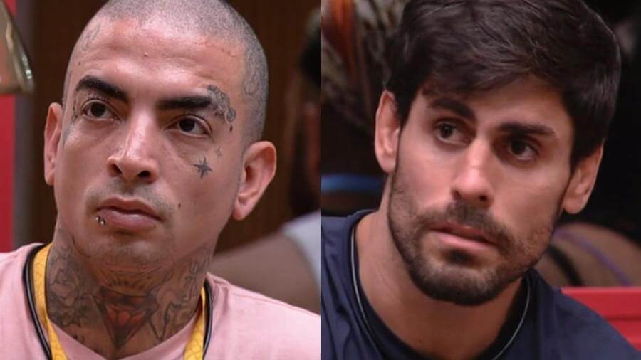 MC Guimê e Cara de Sapato foram expulsos do BBB 23 (Foto: TV Globo, reprodução)