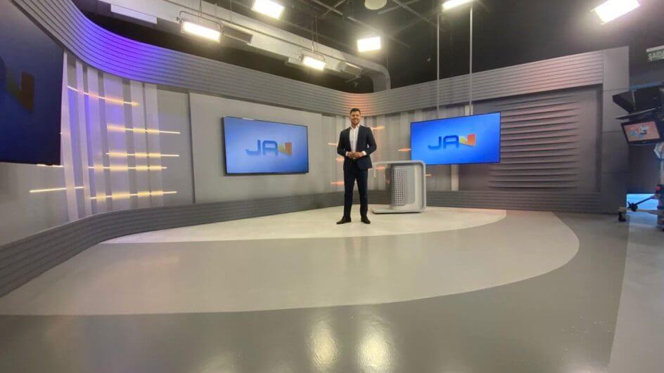 Apresentado por Rafael Custódio, JA para a região Norte de SC ganhou novo estúdio