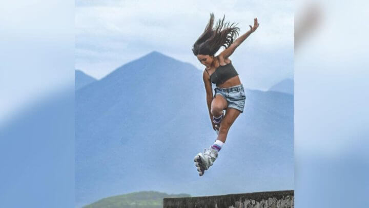 Nicoly Martins patinadora