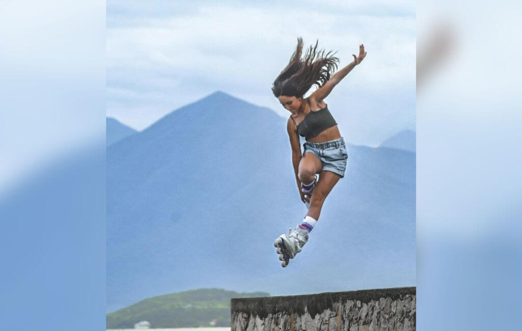 Nicoly Martins patinadora