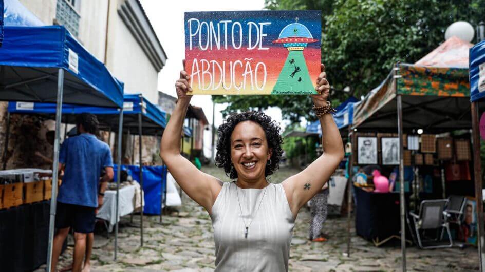Fernanda Marcondes é paulista que escolheu Florianópolis como lar (Foto: Tiago Ghizoni, NSC Total)