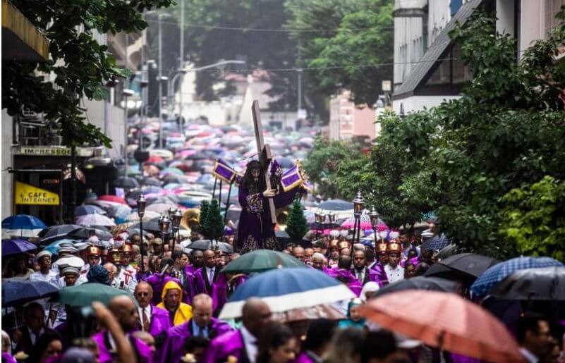 Procissão ocorre a partir das 16h (Foto: Diorgenes Pandini/Reprodução)