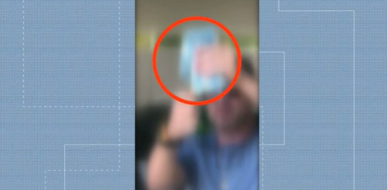 Imagens foram divulgadas nas redes sociais do suspeito (Foto: Divulgação)