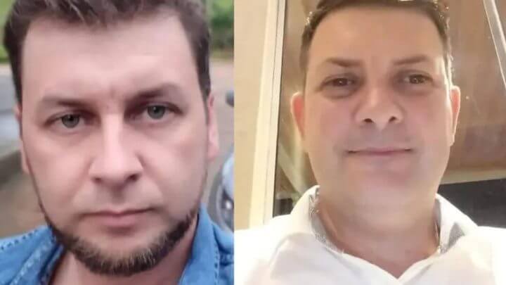 Corpos de Edivaldo Ramos Burato e Cleberson Raldi foram encontrados após buscas dos bombeiros (Foto: Reprodução)