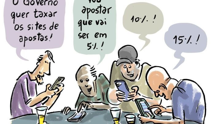 Charge do Zé Dassilva: Sites de apostas