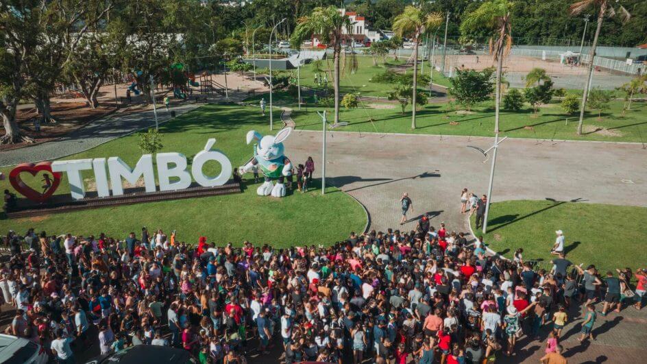 Mais de 7 mil pessoas passaram pelo Parque Central de Timbó