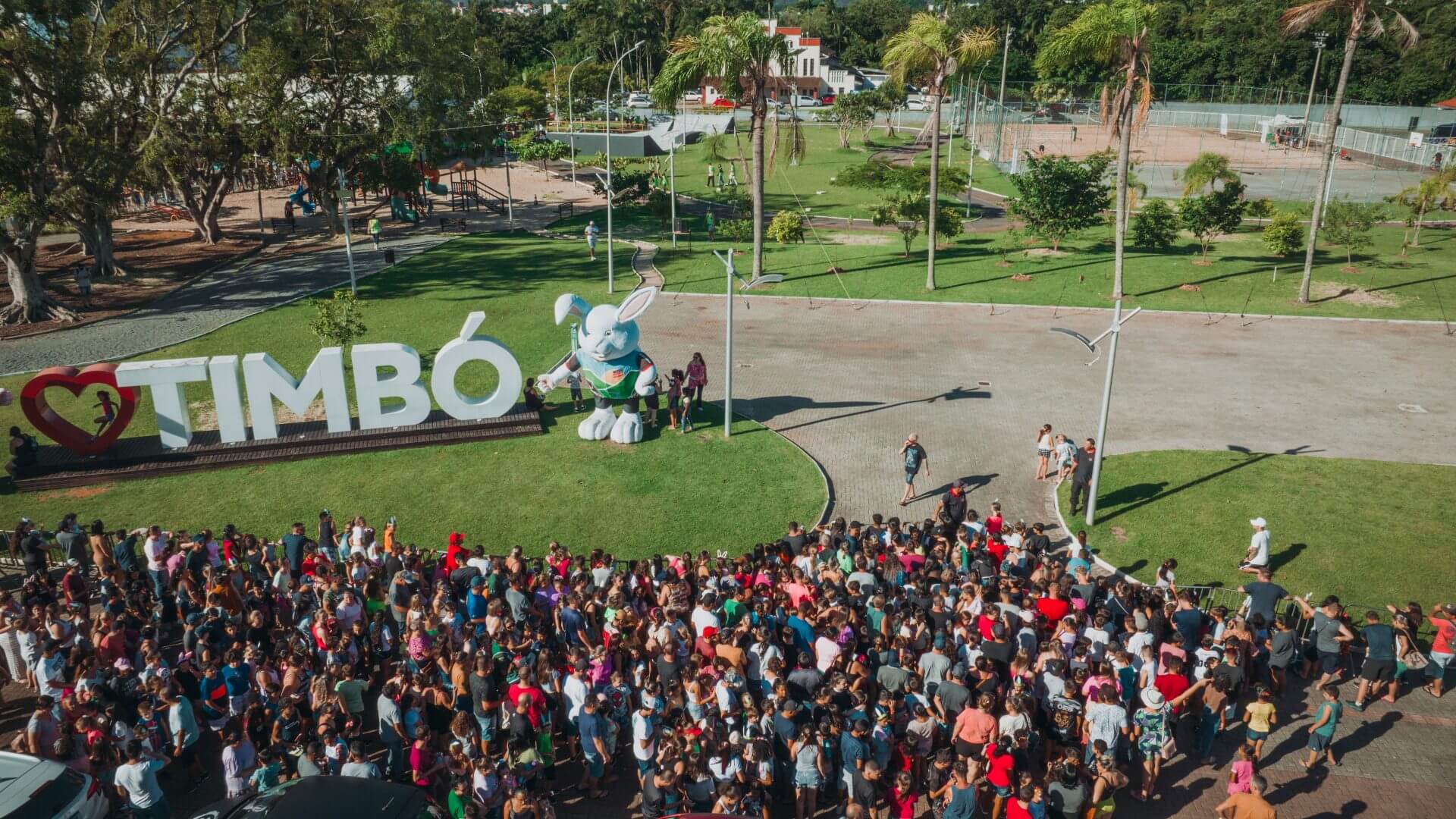 Mais de 7 mil pessoas passaram pelo Parque Central de Timbó