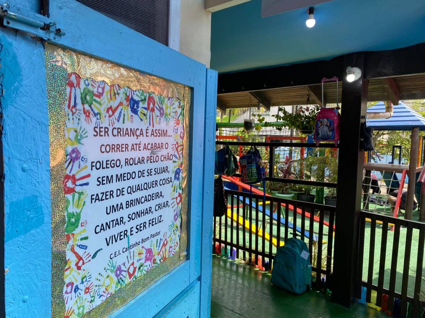 Centro de Educação Infantil Cantinho Bom Pastor, creche atacada nesta quarta-feira (5)