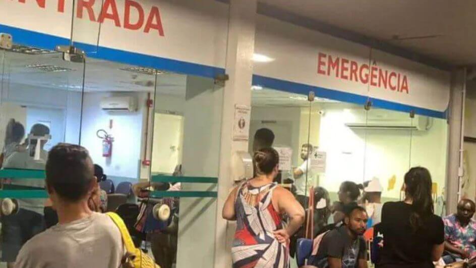 Filas para atendimento no Hospital Infantil Joana de Gusmão em Florianópolis