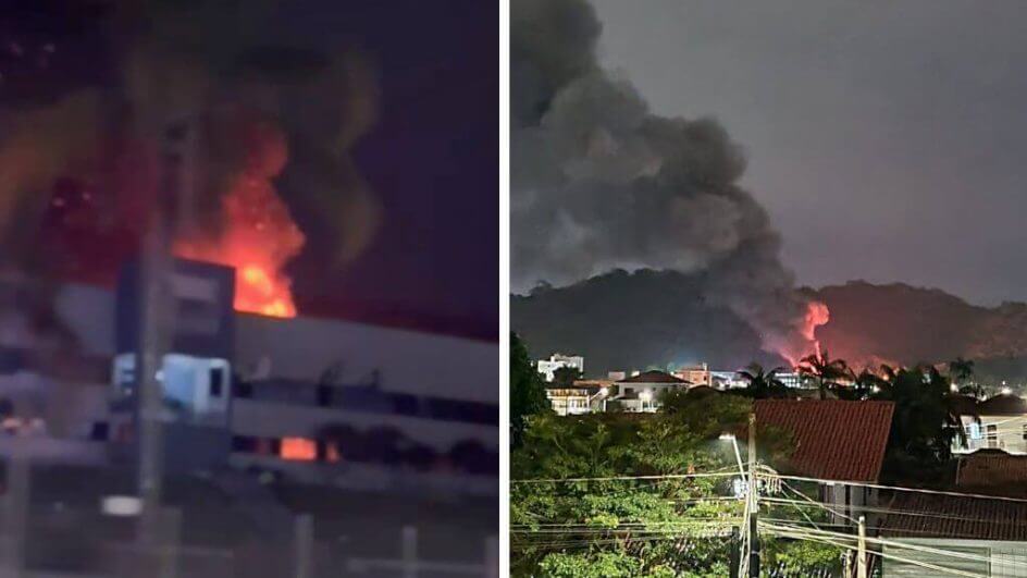 Incêndio em Joinville