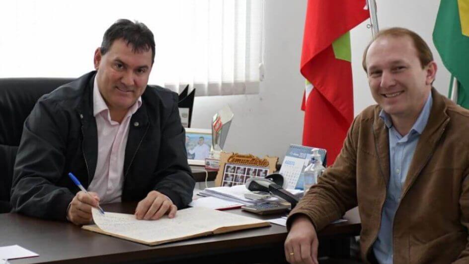 Roque Meneghini e Vandecir Dorigon