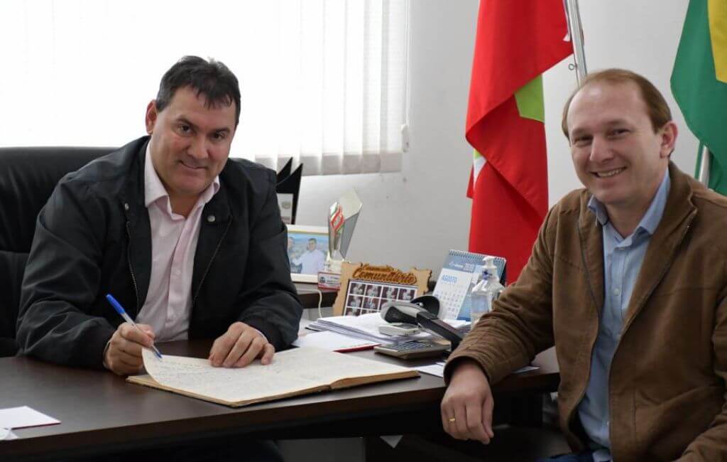 Roque Meneghini e Vandecir Dorigon