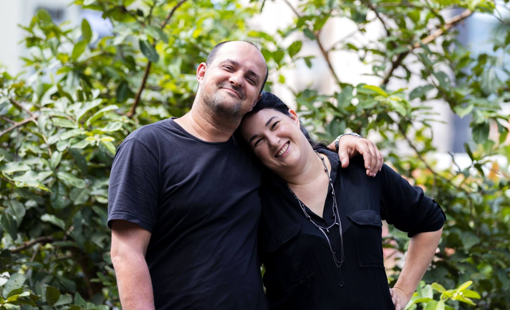 Os irmãos André Santos e Ana Cristina, organizadores do BCX