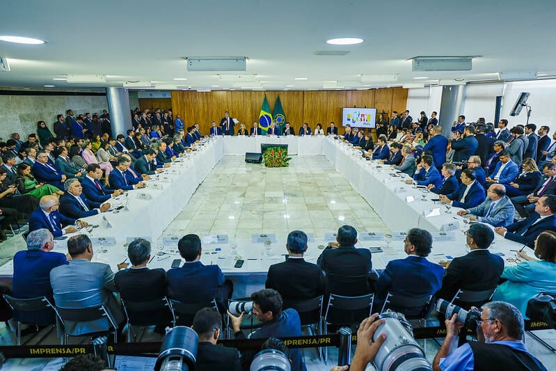 Reunião sobre ações integradas nas escolas - Ricardo Stuckert