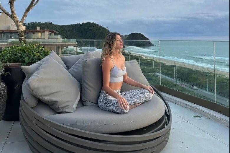 Gisele Bündchen em apartamento no Bravíssima