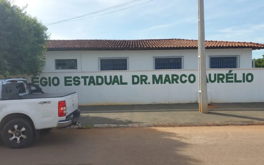 Crime ocorreu em colégio estadual (Foto: Redes sociais, reprodução)