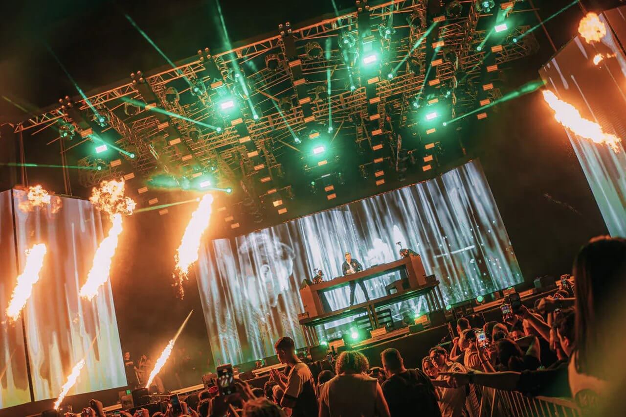 David Guetta fez show em Florianópolis em janeiro
