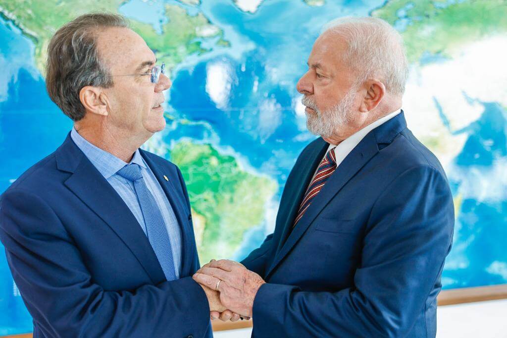 Décio Lima e Lula (Foto: Ricardo Stuckert, PR)