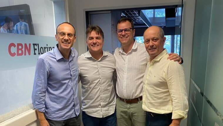 Renato Igor, Erasmo Balbinot, Ivan Nascimento e Altair Mattes