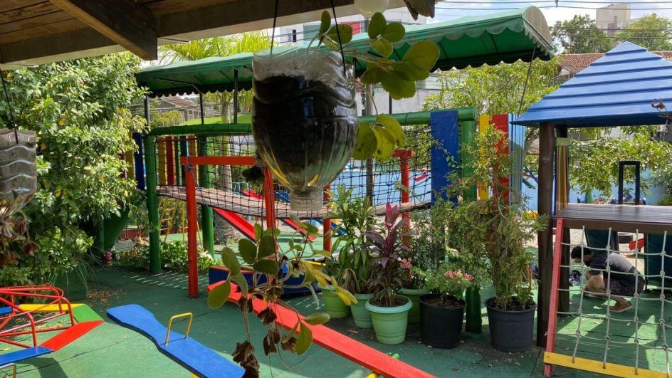 Cinco crianças morreram no ataque (Foto: Felipe Salles/NSC TV)