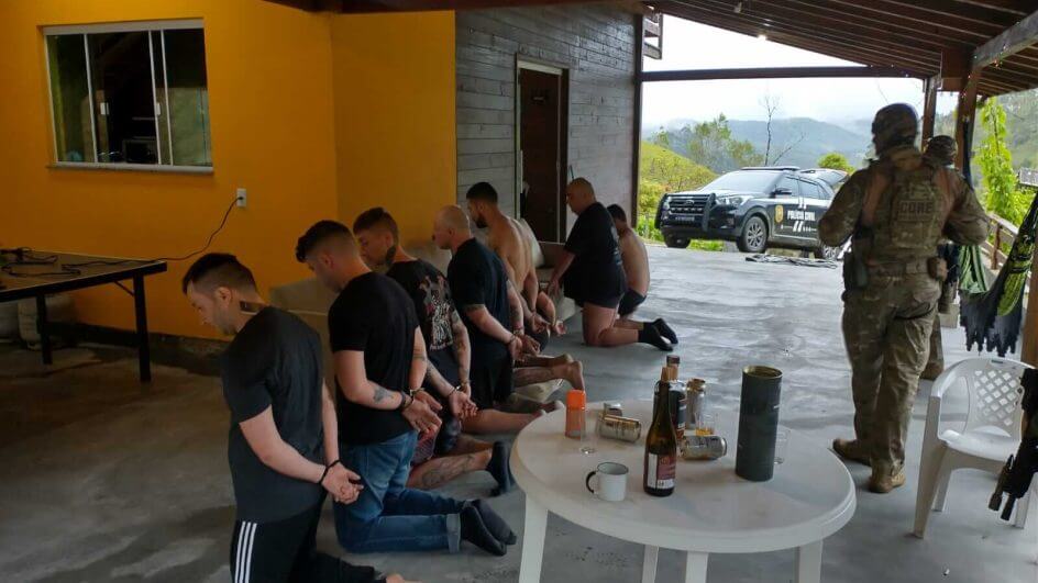 Parte do grupo foi presa em novembro do ano passado em SC (Foto: Polícia Civil, divulgação)