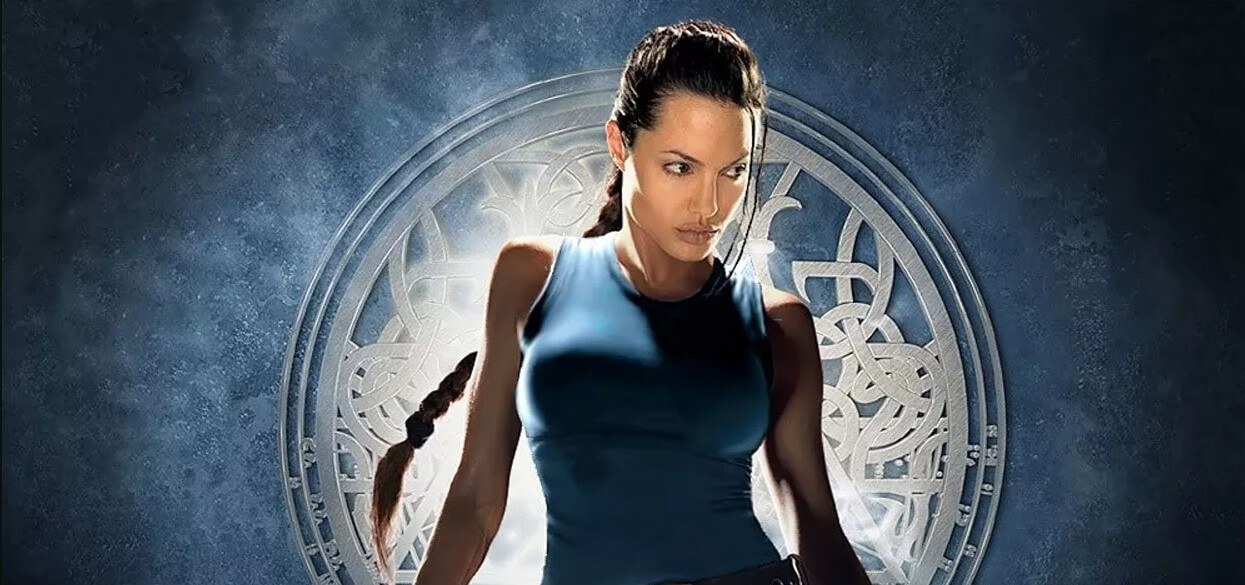 Angelina Jolie em Lara Croft: Tomb Raider