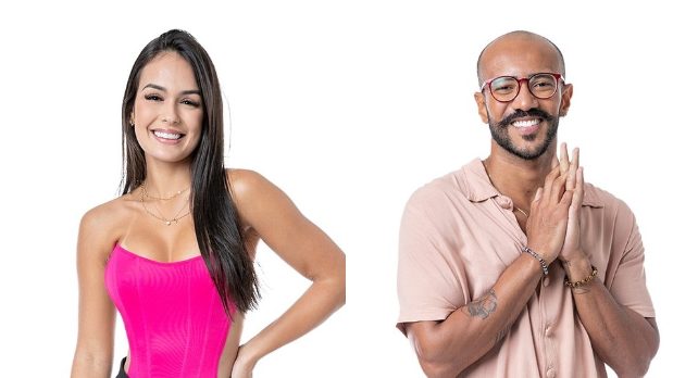 Larissa e Alface disputam a permanência na casa (Foto: Globo)