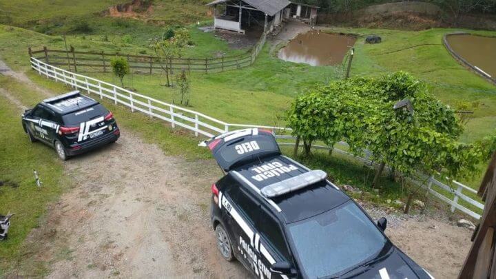 Célula nazista interestadual foi alvo de operação em SC (Foto: Polícia Civil, divulgação)