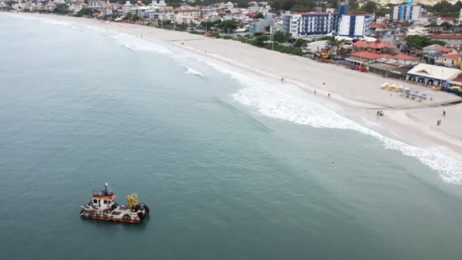 Alargamento em Ingleses começou em janeiro deste ano (Foto: Patrick Rodrigues, NSC Total)