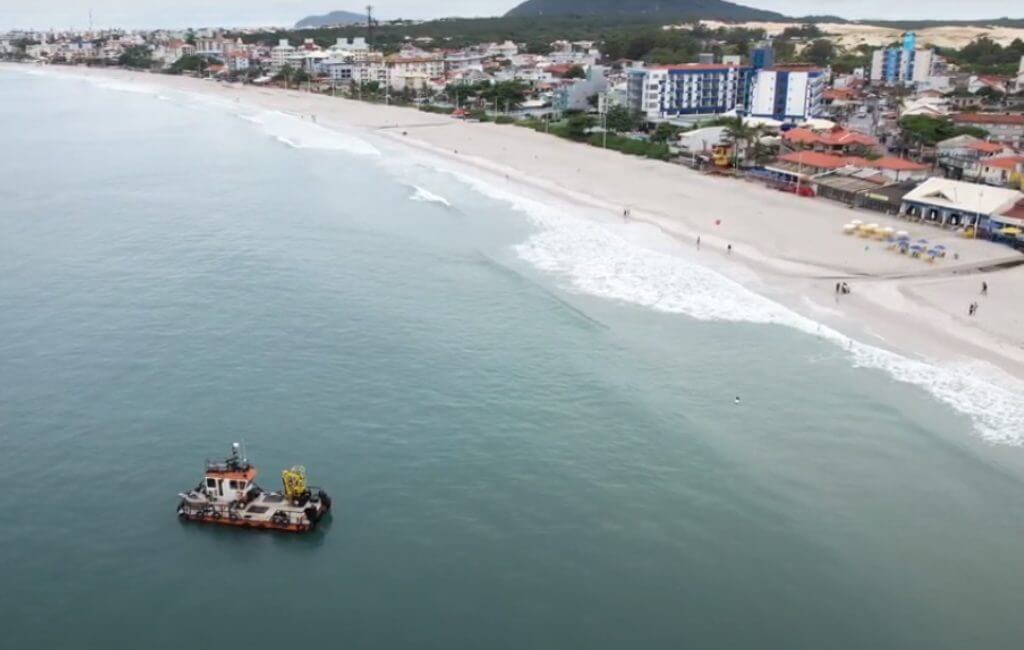 Alargamento em Ingleses começou em janeiro deste ano (Foto: Patrick Rodrigues, NSC Total)