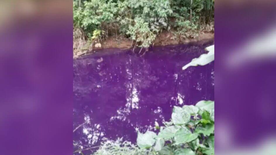 Prefeitura analisa o que provocou a mudança na coloração (Foto: Reprodução)