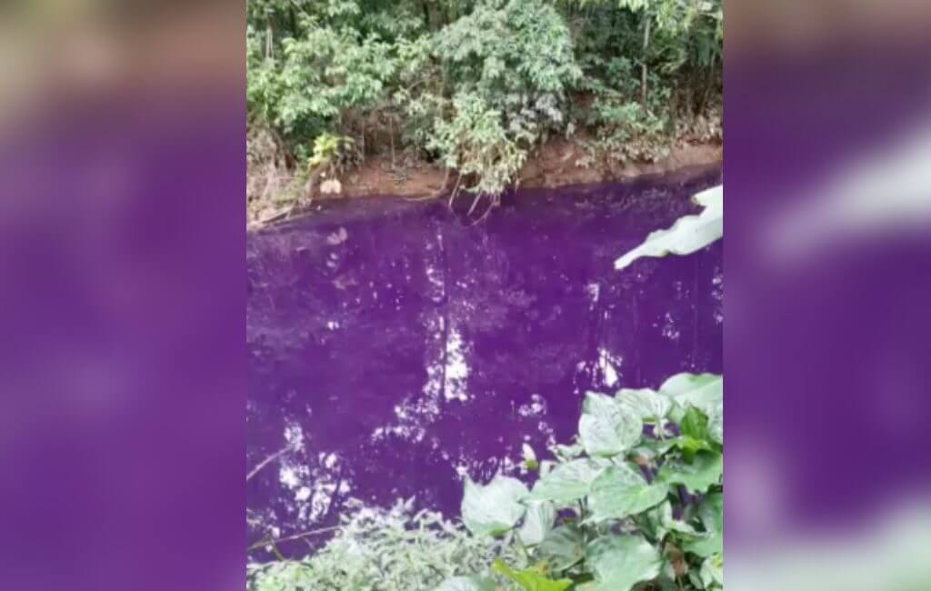 Prefeitura analisa o que provocou a mudança na coloração (Foto: Reprodução)