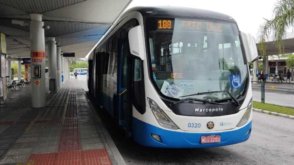 Linha Ticen-UFSC foi inaugurada nesta sexta-feira (21) (Foto: Juan Todescatt, NSC TV)